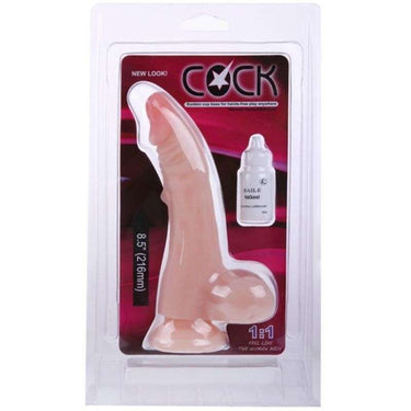 Dildo Realistico in TPR Morbido con Ventosa e Venature